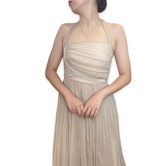 Rare FENDI Couture Runway 100% Silk Greek Goddess Dress Size 38/XS - Picture 5 of 16